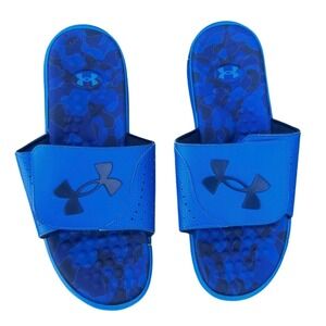 Under‎ Armour Men's Ignite Pro Graphic Slide Sandals Size 12 Blue
